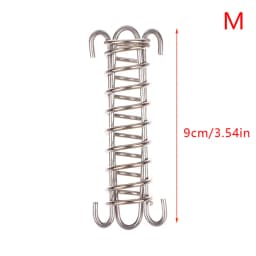 1pcs Dog Leash Shock Absorbing Buffer Tension Spring Training Sun Shade Heavy Duty Steel Tent Rope Fixed Buckle Drawbar Spring