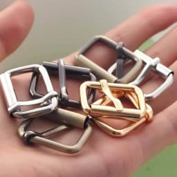 5PCS Roller Buckle Metal Adjustable Belt Pin Buckle Bag Strap Slide Tri-Glide Buckle Webbing Hardware DIY