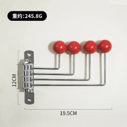 Multifunctional Hanger Hooks Retro Decorative Clothes Organizer Iron Wall Coat Racks Space Saving Living Room Furniture