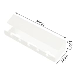 Under Desk Cable Management Cable Tray Under Desk With Clamp Power Strip Cord Holder No Drilling Sturdy Spacious supplies