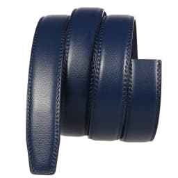3.0cm Men's Belt without Buckle High Quality Cowskin Genuine Leather Belt no Buckle Automatic Leather Replacement Belt for Mens