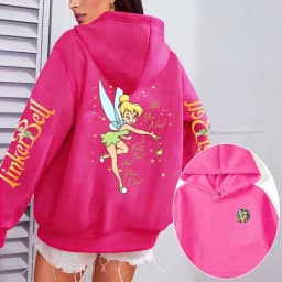Tinker Bell Anime Men Cartoon Hoodie Women Pullover Tops Outdoor New Fashion Autumn Spring Couple Sweatshirts Clothes