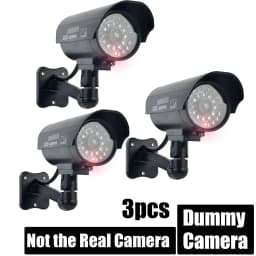 Eleopard CCTV Surveillance Camera With Flashing Red Led Light Outdoor Indoor Fake Camera Dummy Waterproof Security