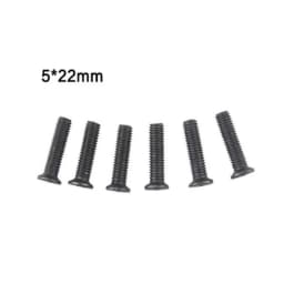 6/10Pcs Fixing Screw M5/M6 22mm/25mm Left Hand Thread For UNF Drill Chuck Shank Adapter Power Tool Replacement Accessories