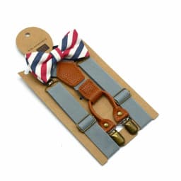 Child Kids Adjustable Elastic Suspenders Bow Tie Set for Children Boys Girls Wedding Birthday Costume Party Fashion Accessories