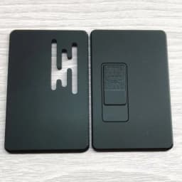 DIY Door Hinge Mounting Plate With Holes For Home Kitchen Cupboard for for BB Stubby aio RAGA SSPP switch panels Doors Furniture