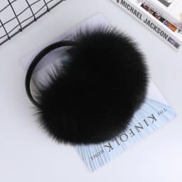 Real Fox Raccoon Fur Hang Ear Cover Warm Winter Earmuffs Headwear Ear Muffs Earmuffs Cold Ear Warmer Ear Protection Headband