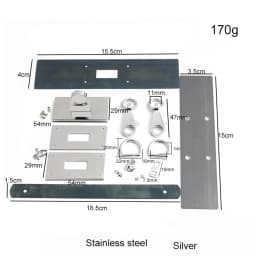 2-10Sets Gold,Silver Metal Twist Locks For Leather DIY Handbags Purse Tote Bags Case Clasps Closure Buckles Hardware Accessories
