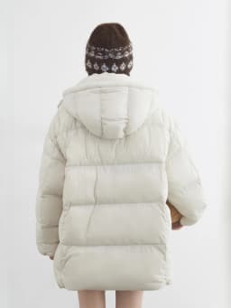 CHIC VEN New Women Down Jacket Solid Loose Casual Hooded Ladies Down Jacket for Woman 90 White Duck Down Coat Autumn Winter 2025
