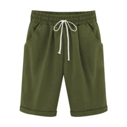 Summer Female Five Pants Thin Outer Wear Pants Women Slacks Casual Pants Harem Pants Beach Wear
