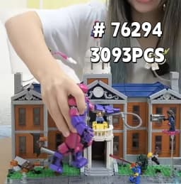2026 NEW X Mansion Hero Base X-Force Command Center Mutant Showdown Building Block Brick 3093pcs Toy Birthday Gift