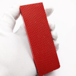 2pieces C-Tek Knife Handle DIY Material Plate Resin Material Snake Grain Honeycomb Pattern Slingshot Handle 120x40x8mm