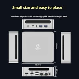 Genmachin AMD 7840HS 7940HS MINI PC Windows 11 Ryzen DDR5 32GB 6400Mhz RAM M.2 2280 SSD WIFI6 BT5.2 Pc Game Diy Gaming Computer