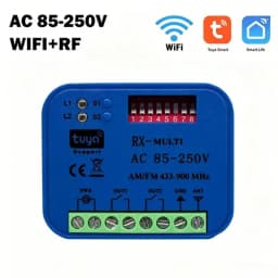 RX MULTI Tuya WIFI 300-868 MHz Garage Door Remote Control Receiver 433MHz 868MHz AC DC 9-30V 85-250V Smart Switch Module Opener