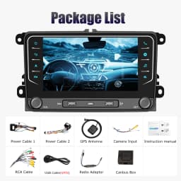 ESSGOO 2 Din Android 15 Car Radio Wireless Carplay Car Multimedia Player GPS WiFi For Volkswagen Skoda Octavia golf 5 6 touran passat polo Jetta