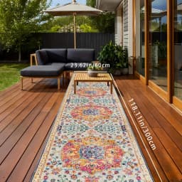 VIKAMABohemian Style Runner Rug Runner Mat Home Decoration Kitchen Rugs Entryway Hallway Bedroom Carpet Welcom Floor Mat Laundry