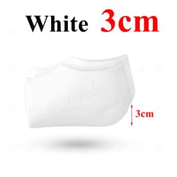2/3cm Invisible Height Lifting Increase Insoles Silicone Elastic Heel Pad Foot Protection Men Women Heel Cushion Hidden Insole