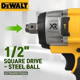 DEWALT DCF922 20V Compact Impact Wrench Brushless Motor Professional Tool For Truck Repair And Assembly