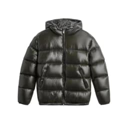 Women Parka Hooded Long Sleeve Solid Parkas Spliced Outerwear Jackets Cardigan Coat Zipper Pockets High Street Winter 2025
