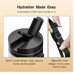 1L Large Capacity High Concentration Household Hydrogen Water Bottle with SPE Electrolysis to Remove Residual Chlorine and Ozone