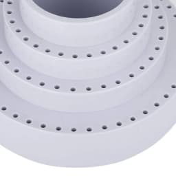 Large-sized Grey Plastic Rotatable Storage Box with 116 Holes, Plastic Tool Box for Drill Bits, Drill Needles, Grinding Heads an