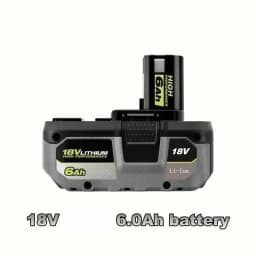 For RYOBI high-performance lithium battery with low self discharge, suitable for all 18V power tools P107 P108 P109 BPL1820