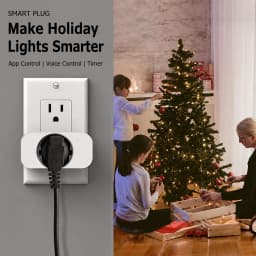 Tuya US-Spec Smart Plug 10A with Wi-Fi Connectivity, Timer Function, and Voice Control—Ideal for Smart Homes