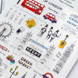 Creative London Vacation Stickers Diary Sticker Scrapbook Decoration PVC Stationery Stickers