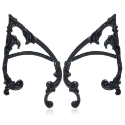 Gothic Elf Ear Clips Piercing Cartilage Climber Retro Clip Earring Punk Hip Hop Jewelry Accessories