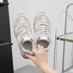 Sneakers Women Mesh Spring Summer 2026 New Genuine Leather Casual Flats Women Large Size Lace-up German Training Shoes Women