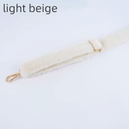 1 Pc Winter Warm Long Length Adjustable Plush Bag Strap Replacement Furry Belt for Women Shoulder Crossbody Bags Accessories