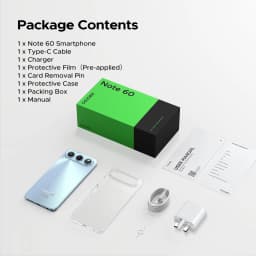 Doogee Note 60 Smartphone 6150Mah Battery 6.56'' Display 32Gb(3+29) 128Gb 13Mp Main Camera Unisoc T7225 Android 16 Mobile Phone