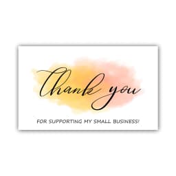 10-30pcs Thank You Cards With Flower Design For Small Business Exquisite Appreciation Card Gift Decoration Cards 9x5.4 CM