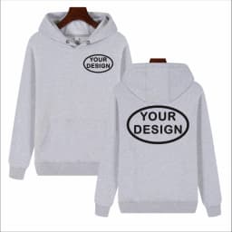 Customized Hooded Sweatshirt With LOGO Printing Embroidery Personalized Photos Casual 100% Pure Cotton And Plush Thick Pullover