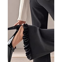 Women's Loose Wide-leg Pants 2025 Spring Summer Unique Korean Version Ladies Suit Trousers Fashion Elegant Femme Casual Pants