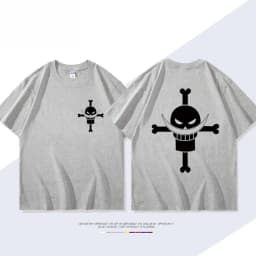 2026 New ONE PIECE Animation Derivatives White Beard Edward·Newgate Print T-shirt Short Sleeve T-shirt Men's and Women's T-shirt
