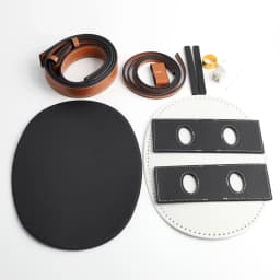 DIY Leather Shoulder Bag Making Kit Shoulder Bucket Bag Making Set for Purse DIY Making Handmade Stitch Bag Making Materials
