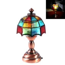 1PCS 1/6 1/12 Scale Dollhouse Lights Miniature LED Wall Sconce Lamp Battery Operated With ON/OFF Switch Lighting Accessories