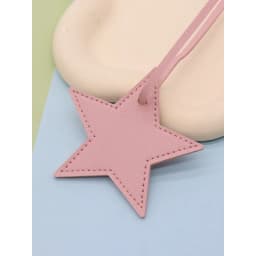 Spot hot-selling pu leather five-pointed star bag pendant simple star bag pendant keychain pendant car pendant