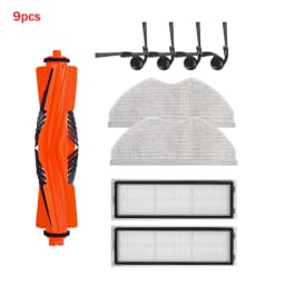 For Xiaomi S40 / OV81 Robotic Vacuum Parts Mopping Pad Mop Cloth HEPA Filter Primary Edge Brush Replacement Consumables Kit