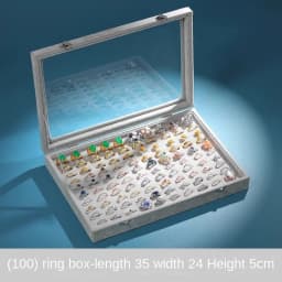 Jewelry Storage Box Large Capacity Ring Box Earrings Earrings Necklace Bracelet Pendant Box Hand Jewelry Jewelry Display Box