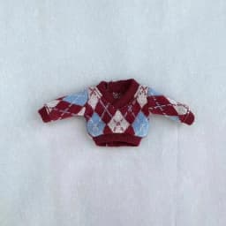 Handmade Obitsu 11 Vest Ob11 Doll Clothes Winter Sweater With Plaid Pattern For Gsc, Ymy Body, Ufdoll, 1/12bjd, Obitsu11