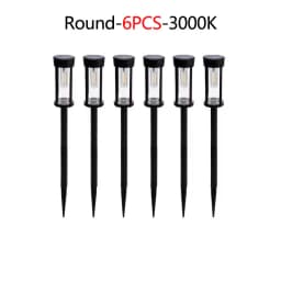 2/4/6Pcs Retro Solar Pathway Warm Lights Outdoor Waterproof Garden Incandescent Bulb for Walkway Yard Backyard Landscape Decor