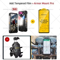 Ulefone Armor 34+ NFC 5G AI Rugged Phone 25500mAh Up to 32GB+512GB 120Hz Display 6.95" Android 15 Smartphon