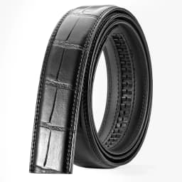 Men's Genuine Leather Cowhide Belt Without Buckle, Decorative Belt Suitable For Jeans Pants,35mm wide