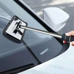 Automobile Windshield Water Scraping Telescopic Automobile Glass Wiper Auto Cleaning Tools Window Cleaning Brush Cleaning Cloth