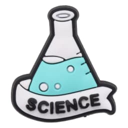 1-17Pcs PVC Science Lab Equipment DIY Shoe Charm Children Button Clog Test Tube Sandals Decorations Birthday Gift
