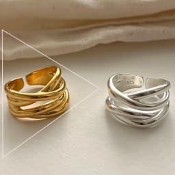 VENTFILLE 925 Sterling Silver Metal Flower Shell Geometric Rings For Women French Retro Romantic Open Thai Silver Rings