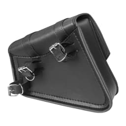 Universal Motorcycle Side Saddle Bags PU Leather SwingArm Tool Bag Plastic Buck Cafe Racer Luggage Bag For Cruiser Custom