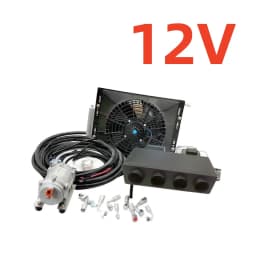 Treeligo Universal 12V Air Conditioner Underdash Electric Heat Cooling AC Unit Fit Car Automotive SUV Truck Camper Van Boat New